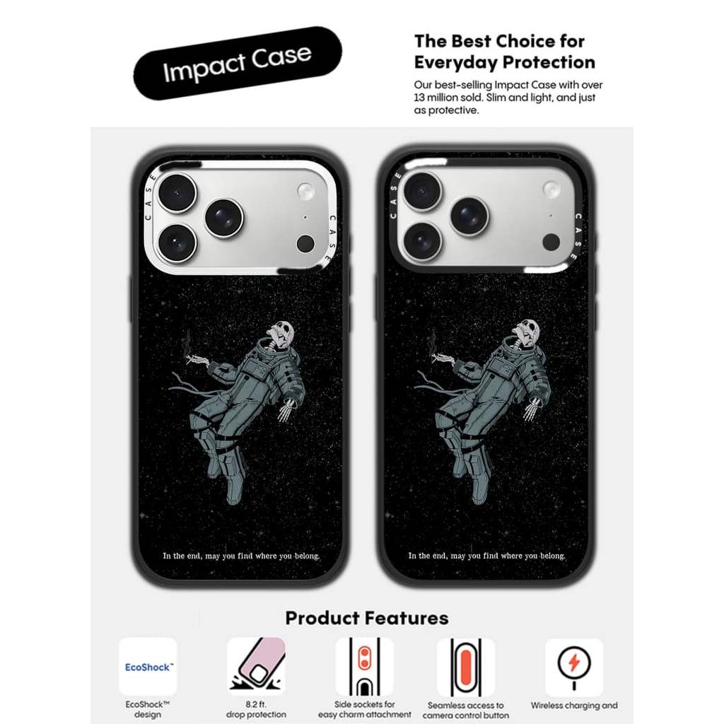 CASECASE X Cuối Cùng Ốp Lưng Máy Ảnh Màu Trắng Vòng Phiên Bản Mờ Đen Cứng Hút Từ Tính Tác Động Dành Cho Apple IPhone 13 14 15 16 17 Pro Max Air Plus Có Hộp