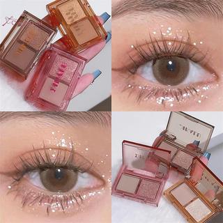 DIKALU Dark Night Black Eyeshadow Palette Lấp Lánh Matte Pearlescent Shimmer Shinny Eye Pigment Eyeshadow Trang Điểm Mỹ Phẩm Hàn Quốc