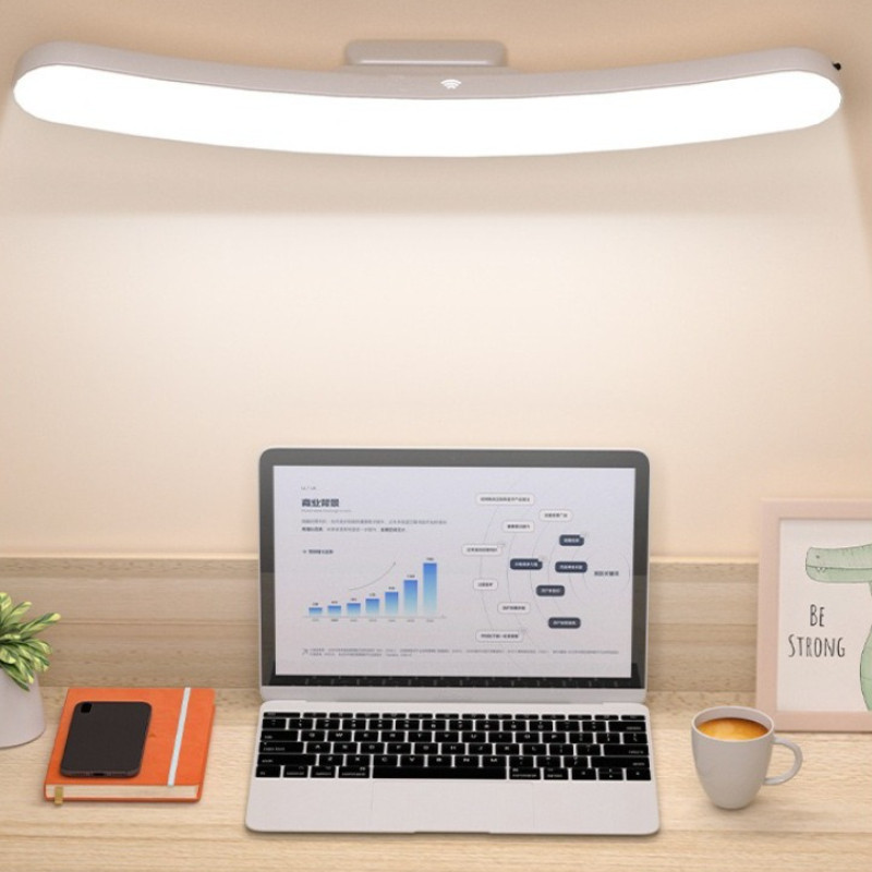 Đèn LED Bảo Vệ Mắt Chống Cận Thị, Đèn Học Chống Lóa 80° Xoay, Nhiều Chế Độ Sáng + Hẹn Giờ + Điều Khiển Từ Xa Sạc Pin USB