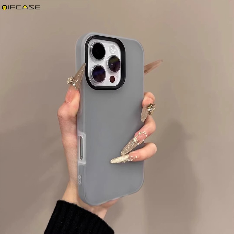 Tương Thích Cho iPhone 14 Plus 13 12 Mini Pro Max XS Max X 14ProMax Ốp Điện Thoại 2in1 2 Trong 1 Màu Kẹo Cam Hai Lớp Nhiều Màu Sắc Mờ Trắng Trong Suốt Vỏ