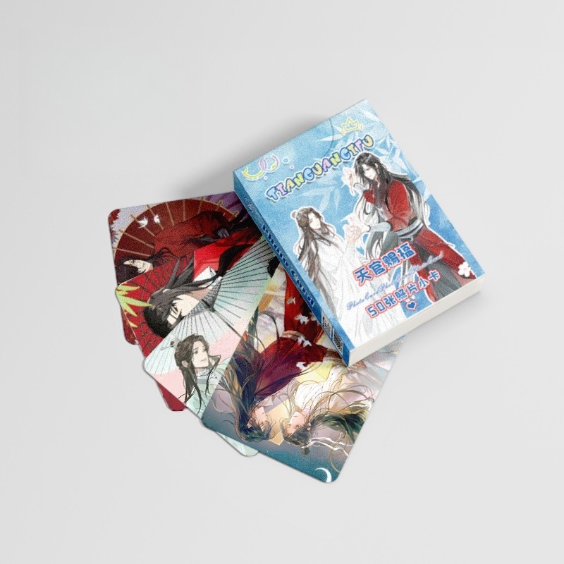 50-92 Chiếc Manga Manhwa Heaven Official 's Blessing Laser Holographic Lomo Cards Grand master of Demonic tu luyện Photocards San Lang Hua Cheng Hologram Bưu Thiếp YM