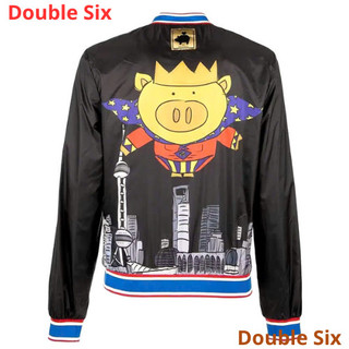 Áo Khoác Gió Heo Bay Dê Gà .Double - Six. Áo Bomber Dù 2 Lớp Dày Dặn.