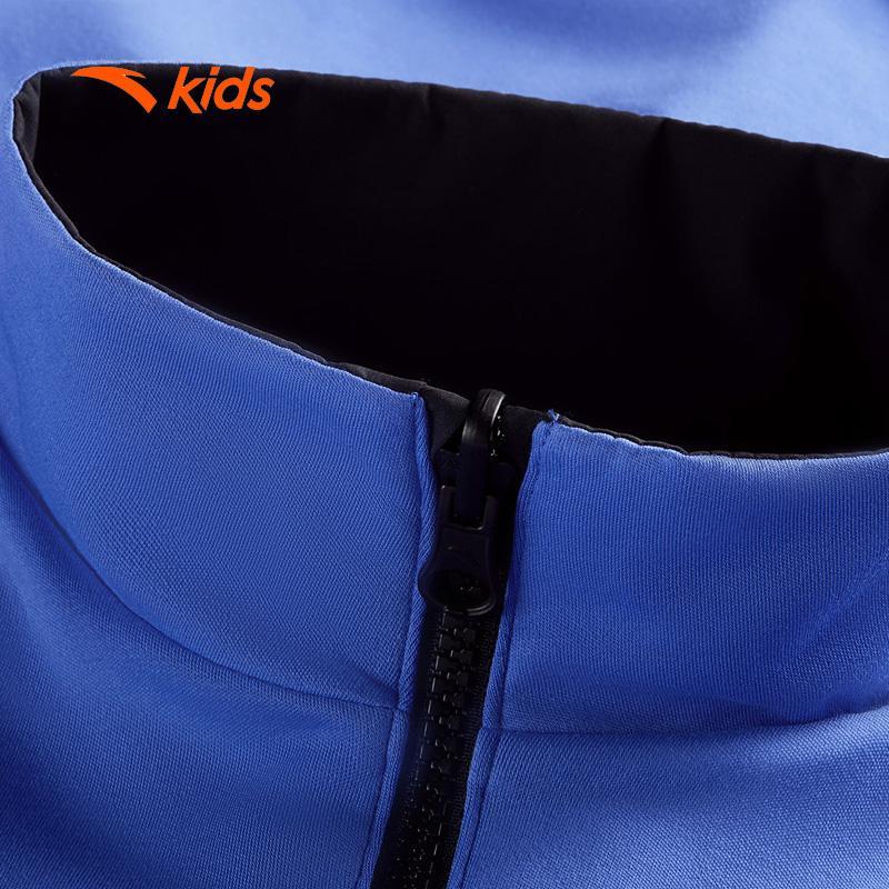 ANTA Kids Set 2 Áo khoác Thể Thao Bé Trai Cổ Đứng, Khóa Kéo, Giữ Ấm, Mềm Nhẹ 352511601