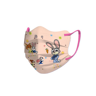 Mặt Nạ Hình Bướm Cho Trẻ Từ 3 Đến 12 Tuổi Nhân Vật Thỏ Cảnh Sát Zootopia, Độ Lọc BFE ≥ 95%