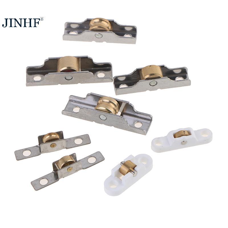 JINHF 1Pc Cửa Sổ Inox Ròng Rọc Cửa Trượt Con Lăn Chạy Bánh Xe Tra Ròng Rọc HOT