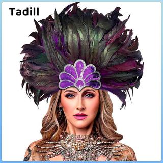Mũ lông vũ Phụ kiện tóc trang trí Dây buộc tóc cho nữ Fascinator