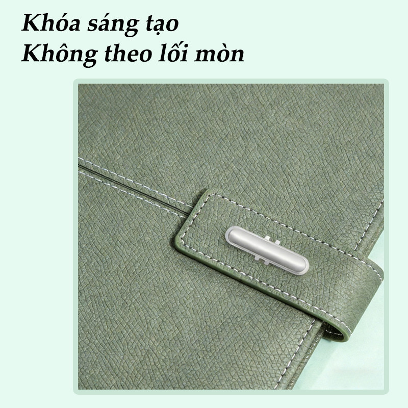 Set Quà Tặng Cao Cấp Sổ Da + Bút Ký + Bình Giữ Nhiệt Inox 304 - Hộp & Túi Sang Trọng, Quà tặng khách hàng, đối tác
