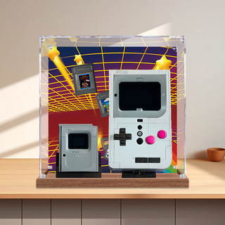 [Hộp trưng bày trong suốt] Nintendo Mario Game Console gameboy Acrylic Display Box Thích hợp cho Lego 72046 Hộp lưu trữ chống bụi