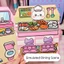 Sách dán AFTEROF, Nhãn dán sách yên tĩnh thủ công hoạt hình, Nhãn dán cảnh thu nhỏ PET giáo dục sáng tạo Ngày lễ