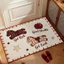 Thảm Lau Chân Hình Ngựa Con May Mắn - Chất Liệu Vải Lanh Thấm Hút Thần Tốc Chống Trượt Decor Nhà Tắm & Phòng Khách Siêu Xinh