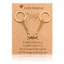 Stay Lovely 1 Cặp Móc Khóa Sáng Tạo Thẻ Lời Hứa Bao Gồm Bất Ngờ Sang Trọng