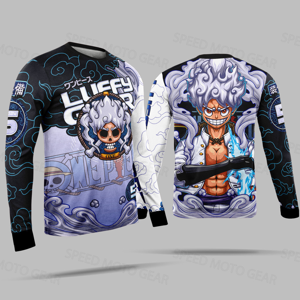 Áo đi xe máy Anime nam in đồ họa biker, dành cho người yêu tốc độ