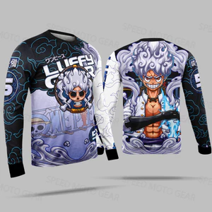 Áo đi xe máy Anime nam in đồ họa biker, dành cho người yêu tốc độ
