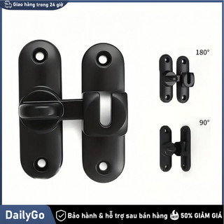 Khóa chống trộm cửa lùa 90°180° chốt cài an toàn Chốt khóa cửa / Khóa cửa lùa (trượt)，Khóa cửa lật， Lắp góc linh hoạt