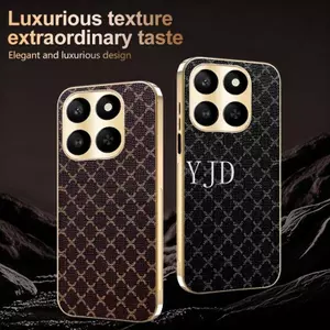 Ốp Lưng Cho Honor 400 Smart X7d Phong Cách Mới Thời Trang Sang Trọng Da Mạ Điện Khung TPU Chống Rơi Vỏ Điện Thoại
