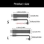 Cáp USB C có thể uốn cong GODD Sạc nhanh liên tục 40Gbps Trao đổi dữ liệu Hoạt động hàng ngày Hoàn hảo để đi du lịch sử dụng