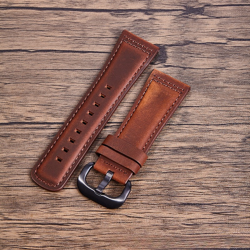 Cho Bảy Thứ Sáu 28 Mm Vintage Matte Da Bò Dây Đeo Đồng Hồ Sevenfriday Nam Dây Đeo Đồng Hồ Vòng Tay Thay Thế