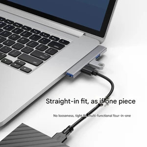 Yoo Di Động USB Sang 4 Cổng USB Mở Rộng Dock Truyền Dữ Liệu Mở Rộng Nhanh USB3 0 Bộ Chia Cho PC Phụ Kiện Máy Tính