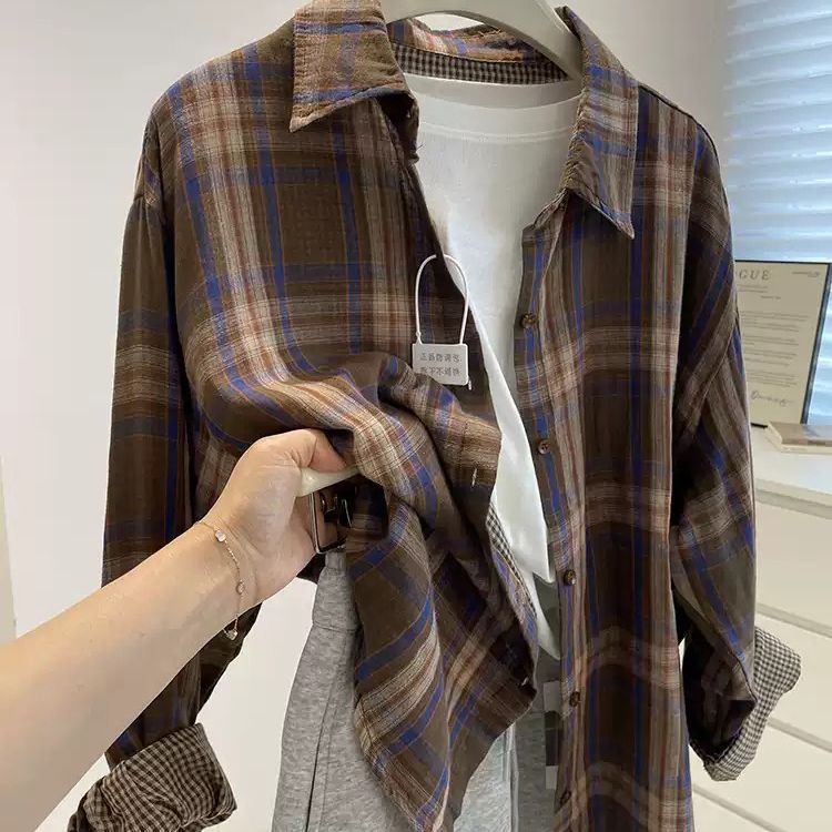 Áo sơ mi cotton mỏng, chống nắng, giảm giá 50%