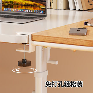 Máy Tính Để Bàn Mở Rộng Có Thể Gập Lại, Giá Đỡ Bàn Phím, Dụng Cụ Tiện Dụng, Kệ Gỗ Chắc Chắn