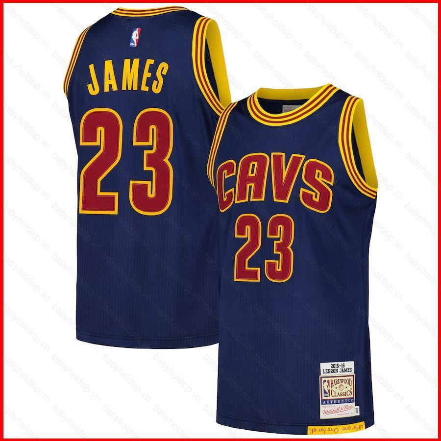 Áo jersey chính hãng LeBron James đội Cleveland Cavaliers mùa giải 2015/16, phù hợp cho cả trẻ em và người lớn