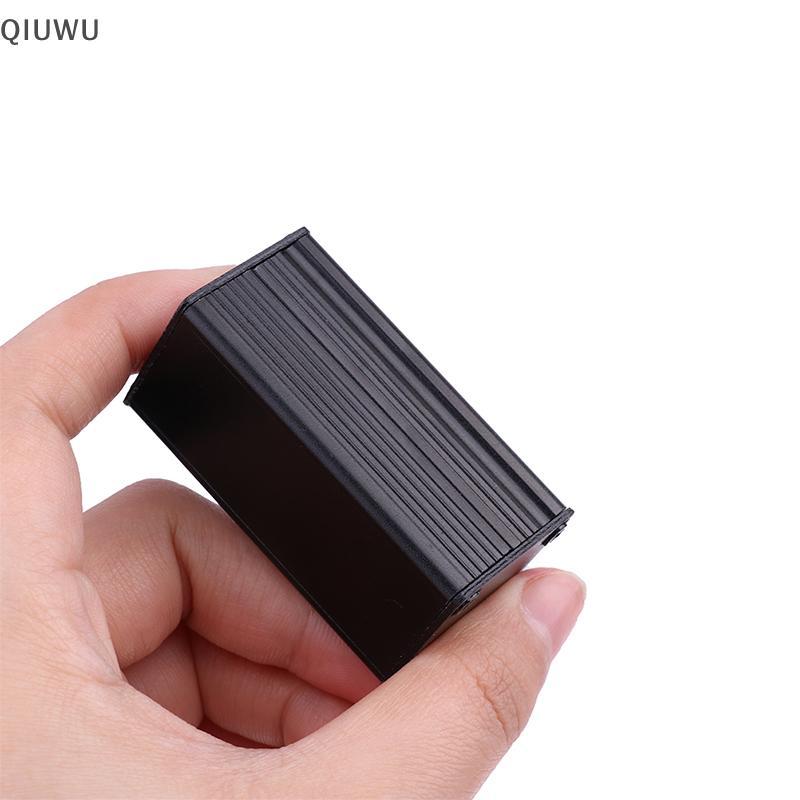 Vỏ nhôm QIUWU Hộp dự án điện tử ép đùn DIY 25x25x50mm cho các đơn vị cấp nguồn.
