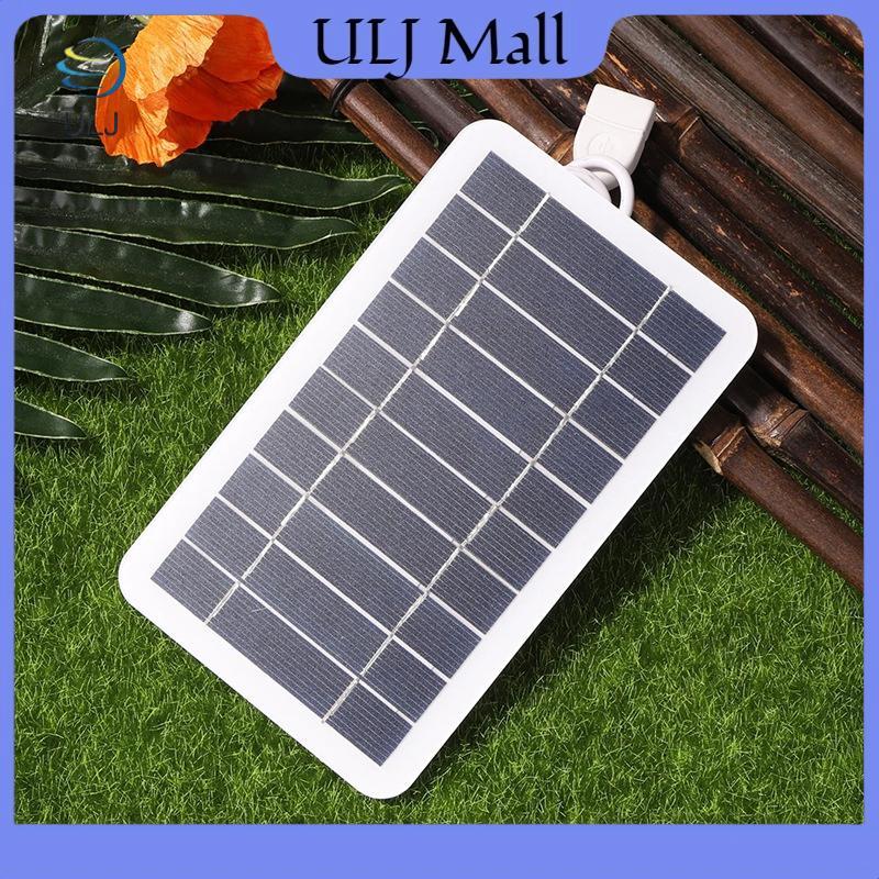 Bảng điều khiển năng lượng mặt trời ULJ 2W có USB Chống nước Đi bộ đường dài và cắm trại Pin di động Sạc điện thoại di động Bảng sạc ngân hàng 5V.