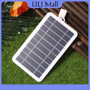 Bảng điều khiển năng lượng mặt trời ULJ 2W có USB Chống nước Đi bộ đường dài và cắm trại Pin di động Sạc điện thoại di động Bảng sạc ngân hàng 5V.