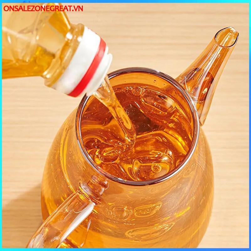 Ons 600 / 800 / 1000ml Bình Đựng Dầu Có Vòi Nhỏ Giọt Nhà Bếp Nồi Dầu Thủy Tinh Dung Tích Lớn Chống Rò Rỉ Máy Đựng Dầu Tại