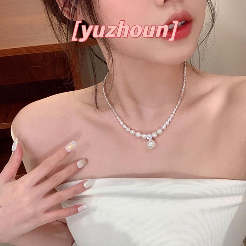 [Mỹ Phẩm Yuzhoun] Mặt Dây Chuyền Ngọc Trai Cao Cấp cho Nữ và Bé Gái - Đơn Giản, Sang Trọng, Perfect làm Quà Tặng