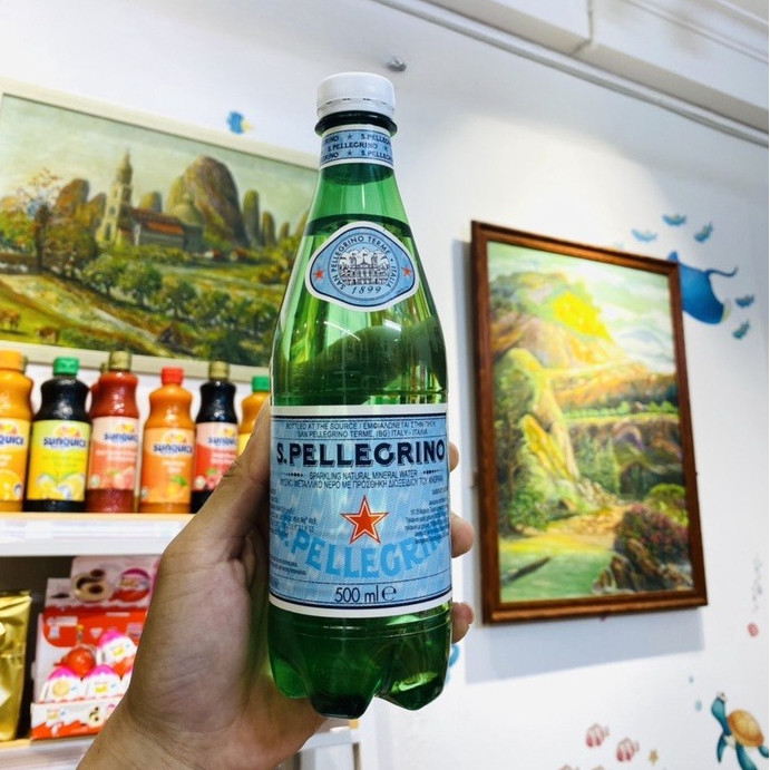Nước Khoáng Có Ga S.Pellegrino Chai 250ml Và 500ml Cao Cấp Từ Ý, Giàu Khoáng Chất Sảng Khoái Tức Thì