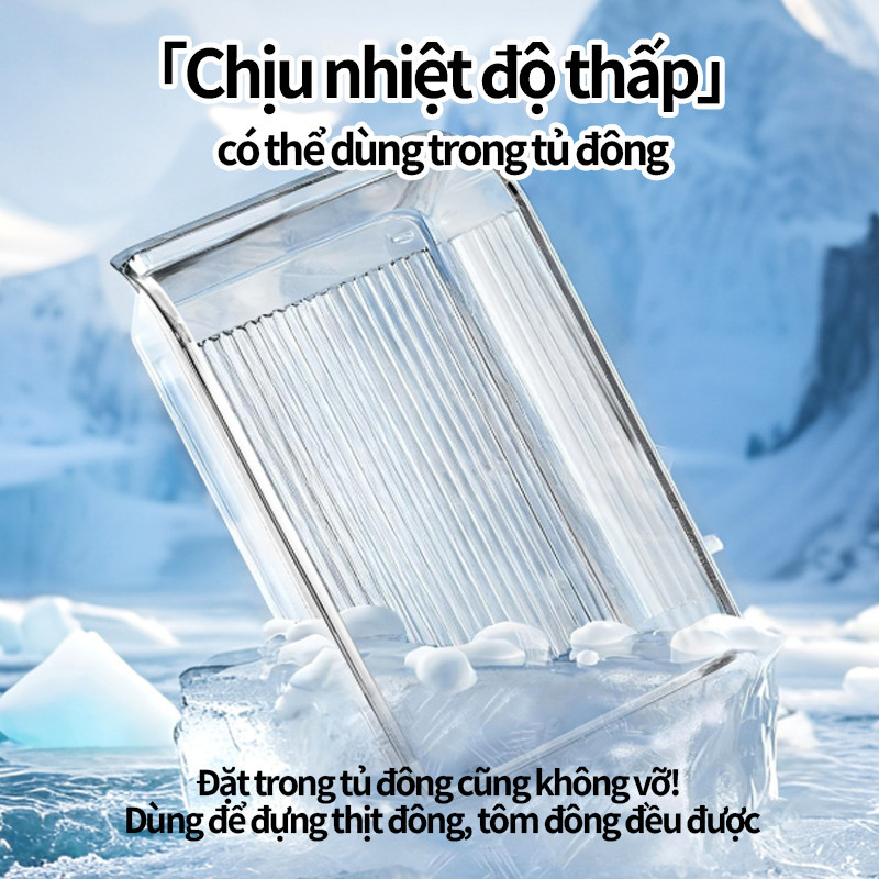 Hộp Bảo Quản Tủ Lạnh Dạng Ngăn Kéo - Đựng Rau, Quả, Trứng, Đồ Uống, Đa Năng, Tổ Chức Nhà Bếp Gọn Gàng