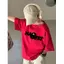 trẻ trung phong cách Hàn cotton ngắn tay in chữ unisex Áo T-Polo