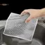 TRTR Dây Thép Khăn Trải Đĩa Khăn Lau Dầu Chống sti Bếp Nồi Chảo Món Ăn Cà Phê Vết Bẩn Khăn Lau Khăn Ăn VN