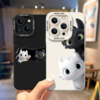 Ốp điện thoại Toothless Light Fury cho iPhone 17 / 16 / 15 / 14 / 13 / MINI / 12 / 11 / Pro MAX / X / XS / XR / 7 / 8 / 6 Vỏ bảo vệ toàn diện bằng silicon lỏng chống sốc và chống rơi