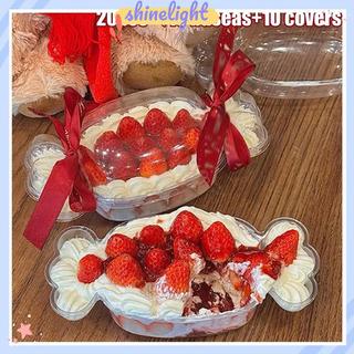 [shinelight] Hộp đựng bánh hình kẹo 20 món - Hoàn hảo cho món tráng miệng, bánh ngọt, salad trái cây, Tiramisu, v.v.- Thích hợp cho các bữa tiệc, Giáng sinh, Sinh nhật, v.v. VN