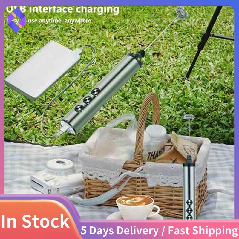 Máy trộn cầm tay Mini Máy đánh trứng bằng thép không gỉ có thể tháo rời 3 trong một Máy tạo bọt sữa cầm tay 3 tốc độ có thể điều chỉnh