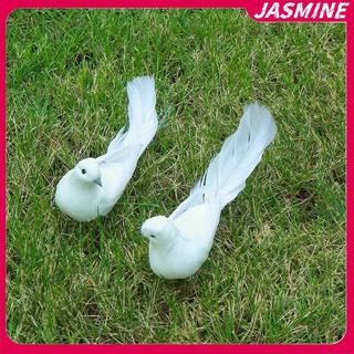 JASMINE 1 Chim Bồ Câu Nhân Tạo Chim Bồ Câu Giả Mô Phỏng Lông Bồ Câu Cây Giáng Sinh Tiệc Cưới Đồ Trang Trí Nhà Trang Trí Phòng Khách JASMINE