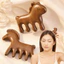 Lược Gỗ FAVORITEGOODS, Lược Ngựa Dễ Thương Chống Tĩnh Điện, Chăm Sóc Tóc Nhỏ Gọn Dày Di Động Chăm Sóc Da Đầu Lược Chăm Sóc Cá Tính