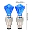 MERIGGIARE 2 Đèn nắp van lốp, Đèn Flash LED chống nước Đèn bánh xe đạp, Đa năng Polychrome Hình dạng đá quý Đèn Neon Phụ kiện ô tô