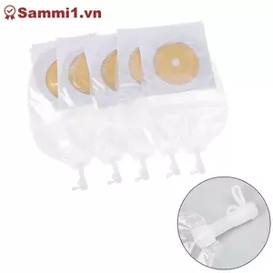 ZK 10X Thoát Nước Urostomy Túi Đóng Van Chống Chảy Ngược Stoma Care Pouch VN