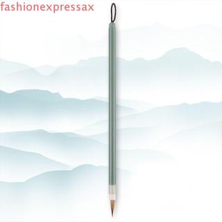 FASHIONEXPRESS Dây móc tóc sói giòn, cọ sơn mịn, cọ truyền thống Trung Quốc Arcylic Slender Script cho tranh sơn dầu