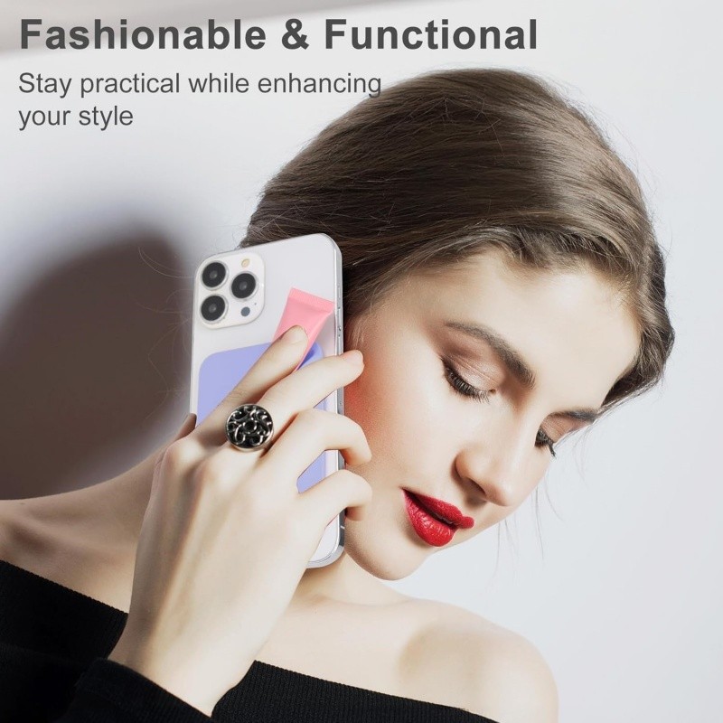 Son môi Dính Điện Thoại Lưng Dính Giá Đỡ Phù Hợp Với Viral Rhode Lip Tint Trang Điểm Vỏ Điện Thoại Silicon