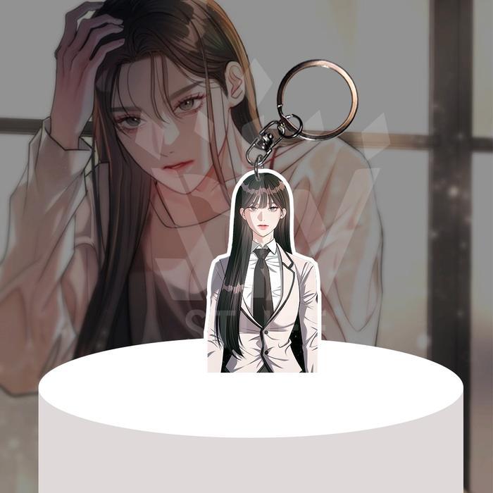 Gantungan Kunci / Gantungan HP Manhwa Webtoon Undercover at Chaebol High School - Lee Dakyung  - Ganci Akrilik -Keychain