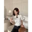 Áo cộc tay nữ phối cổ sen hottrend phong cách tiểu thư nhẹ nhàng XIMIMI SP428