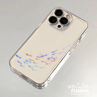 Ốp Điện Thoại Cá Nhiều Màu Sắc Đơn Giản Cho iQOO 15 13 12 11 11s 10 9 8 7 5 Pro 3 Neo 10 9s Plus 9 8 Pro 7 6 SE 5S 5 SE 5 3 Phim Hoạt Hình Trong Suốt Bảo Vệ Ống Kính Mềm Mại Bao da
