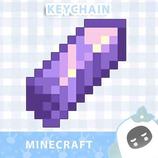 Ganci / Gantungan Kunci Akrilik MINECRAFT "ITEMS" - ACACIA PLANKS