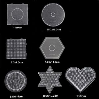MARBLEM 2.6mm Bean Board, DIY Make Puzzle Handmade Crafts Decor Perler Beads Mẫu, Hama Beads Tool Chất Lượng Cao Chịu Nhiệt DIY Pegboard Câu Đố Giáo Dục
