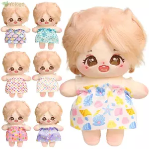 YOLOGO Váy pyjama búp bê 20CM, trang phục thay thế, đầm công chúa mini kèm phụ kiện, quà tặng, đạo cụ chụp ảnh, phụ kiện chơi nhà