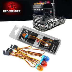 Đèn LED đa chức năng nhấp nháy / nhấp nháy / đèn xoay cho xe mô hình RC 1 / 10 1: 14 Tamiya Tractor RC Engineering Truck